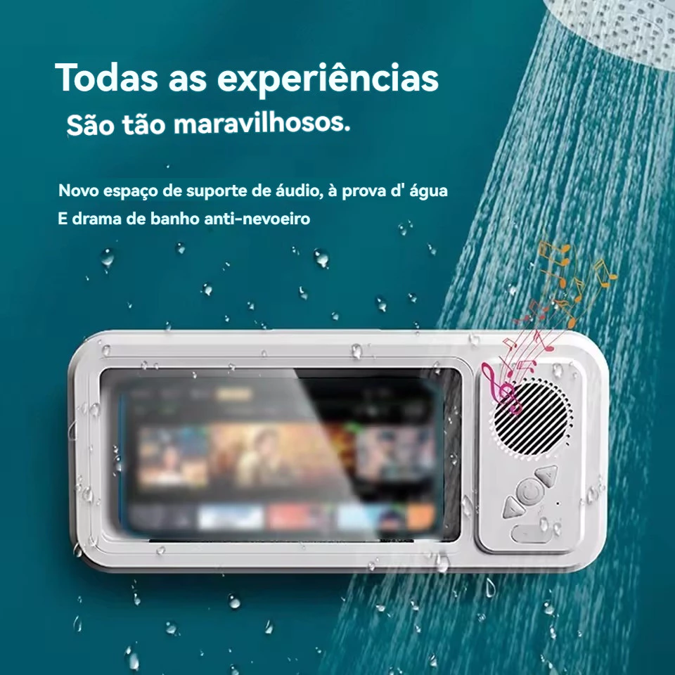 Miniatura: AquaBox resistindo à água do chuveiro